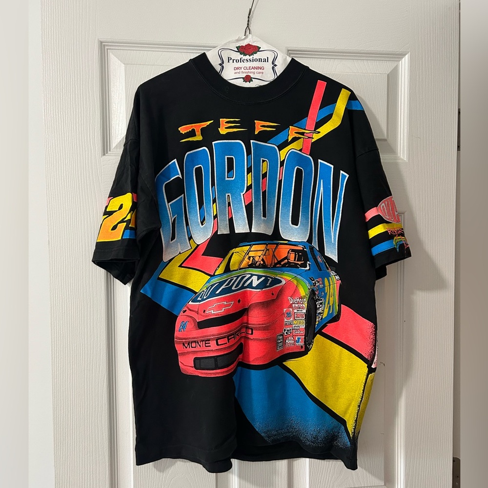 Vintage Jeff Gordon 90s NASCAR Racing “Smoking the Competition” Tee